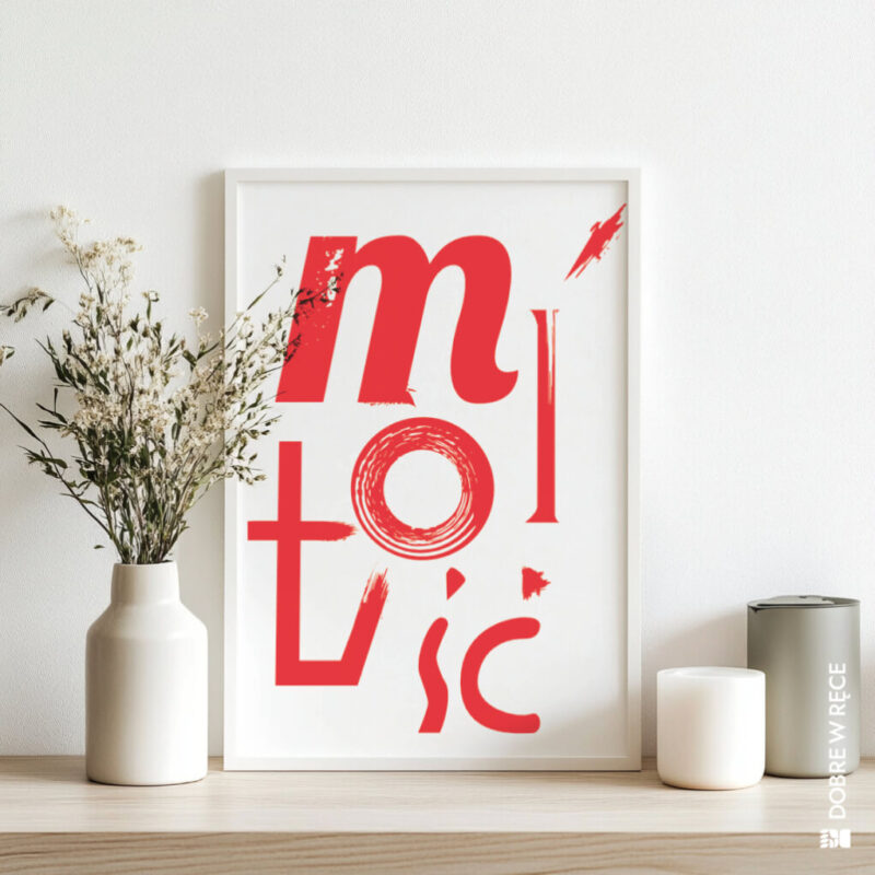 „Miłość” – plakat typograficzny - obrazek 4