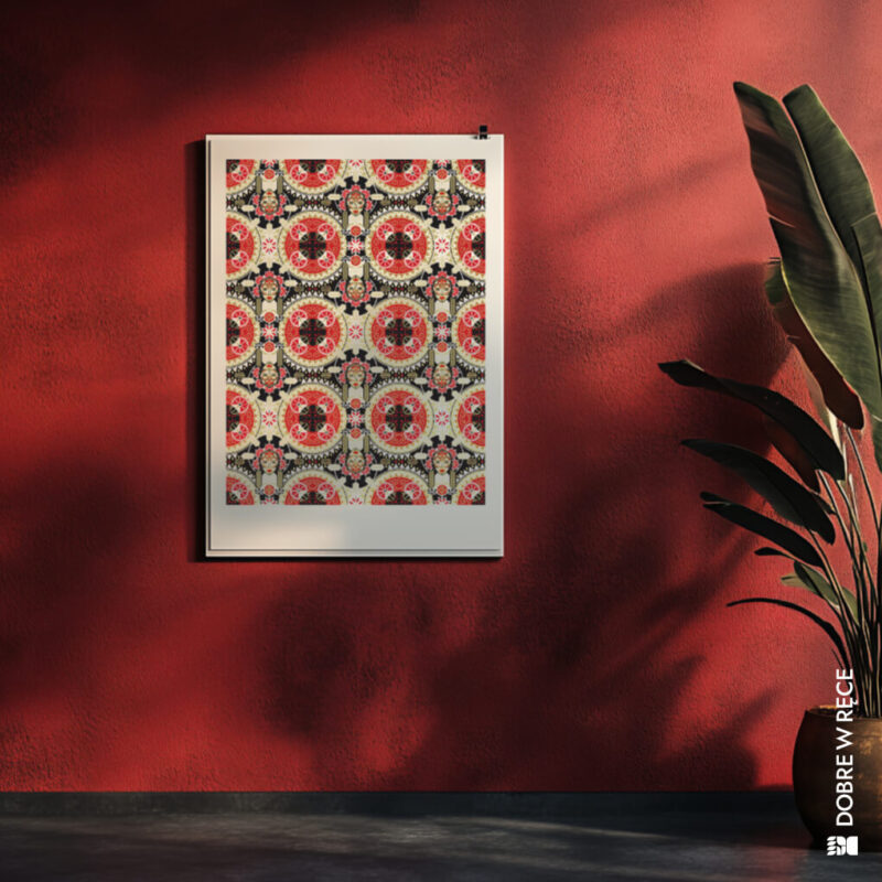 Plakat "Dola" – kolorowy pattern - obrazek 2