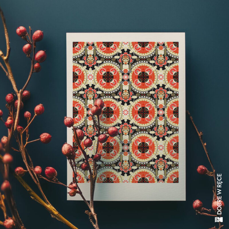 Plakat "Dola" – kolorowy pattern